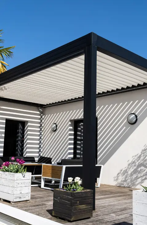Custom Metal Pergola in UAE| EXIT™ – Heat-Resistant & Low Maintenance