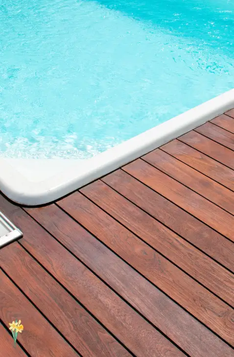 Premium teak decking for luxury outdoor spaces in UAE