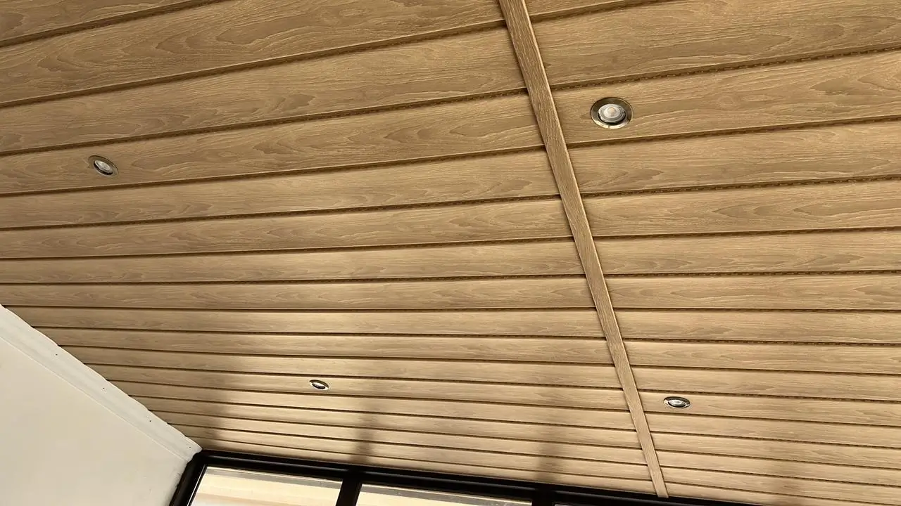 "Fire-resistant uPVC ceiling panel for industrial and residential spaces in UAE